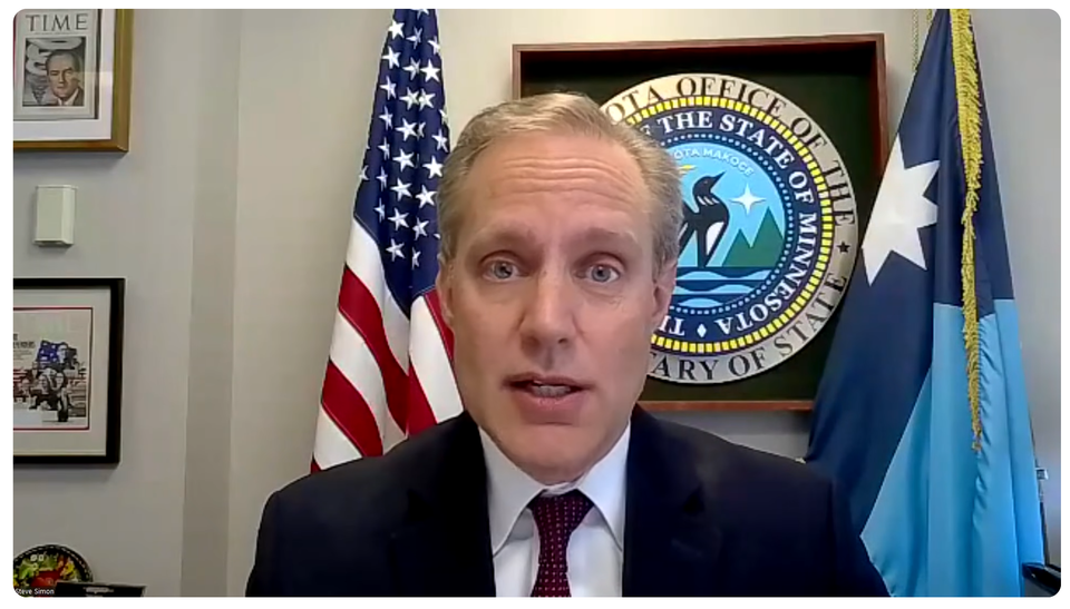 How many non-citizen voter IDs tied to absentee and mail-in ballots in Minnesota?